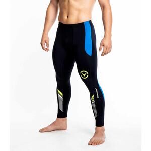 Mens Virus Grappler V2 Spats compression Pants Spandex Tights M New Black Bluing